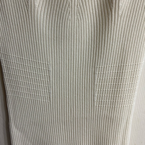 Guess White Ribbed Midi Dress - Picture 7 of 7